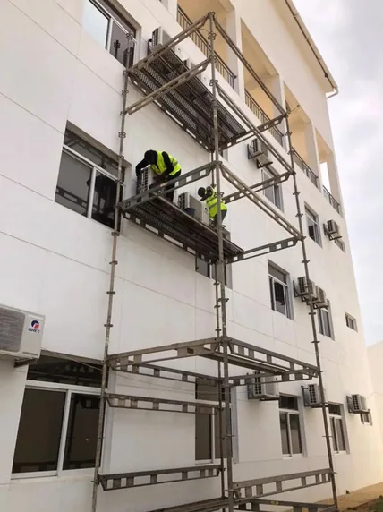 Exterior de edifício incluído no portfólio institucional HSPROTEC